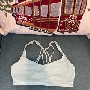 lululemon sports bra, light blue size 6